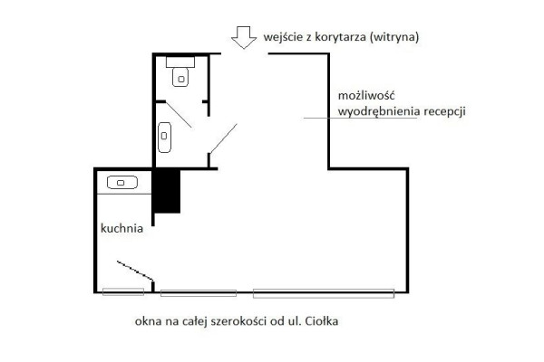 Warszawa, Wola, Obozowa, biuro / Studio tatuażu / salon kosmetyczny
