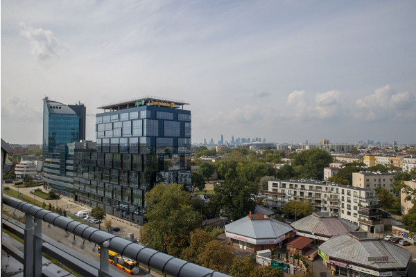 Warszawa, Praga-Południe, Aleja Stanów Zjednoczonych, Kawalerka z PANORAMĄ WARSZAWY i klimatyzacją